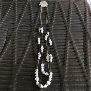 Two Row Long Necklace by Jules B